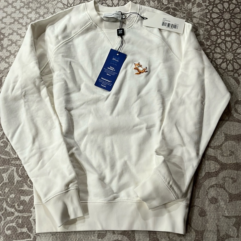 Brand New Maison Kitsune sweatshirt xs